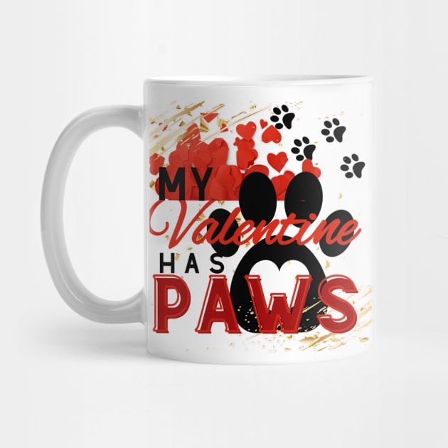 My valentine has paws by Designedbyyou2